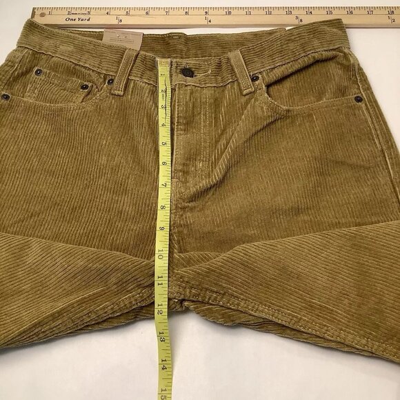 Levis Low Pro Mid Rise Straight Leg Corduroy Jeans Size 29X30 - Picture 7 of 10